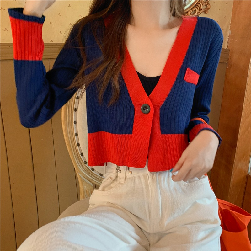 Áo khoác Cardigan dệt kim mỏng dáng rộng thời trang mùa thu phong cách hàn quốc cho nữ