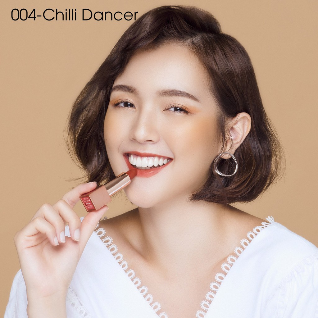 Son lì Hàn Quốc màu tông đỏ và nâu COLORLAB - CHILI DANCER 3.5g