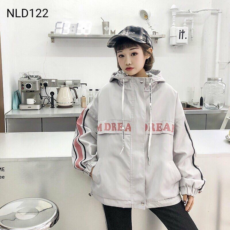 Áo Khoác Nữ Dù 2 Lớp Mẫu Mới Giấu Kéo Có Nón Hàn Quốc 2018 | BigBuy360 - bigbuy360.vn