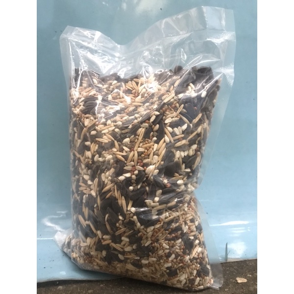 1kg - Hạt mix cho vẹt Macaw, Vẹt mào Cockatoo, Moluccan Cockatoo, Cacatua galerita, Xám, Sun, Ngực hồng...gói 1kg