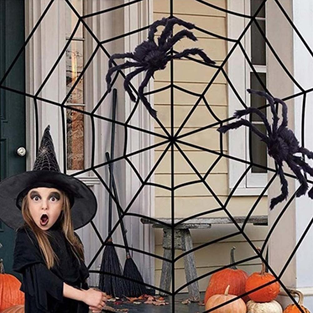 Mạng nhện độc đáo dùng trang trí Halloween tiện dụng D1B0