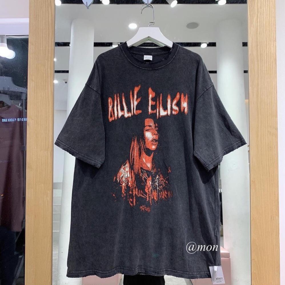 Áo phông loang tay lỡ unnisex in Billie Eilish _Áo thun form rộng nam nữ cá tính