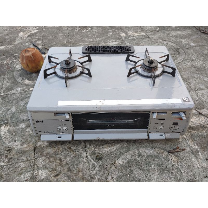 Bếp gas Rinnai Nhật Bản hàng bãi men full