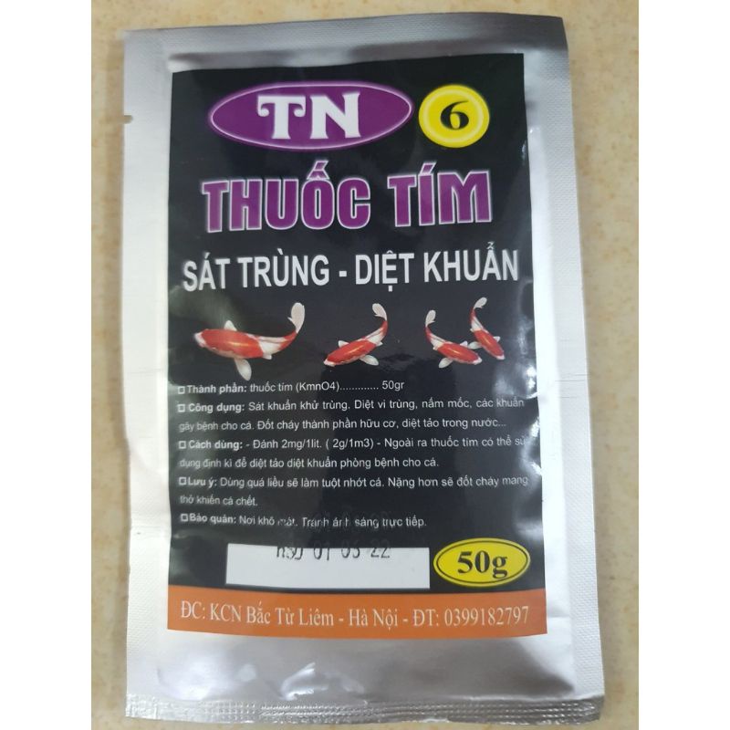 Thuốc tím TN6 sát trùng, diệt khuẩn cho cá