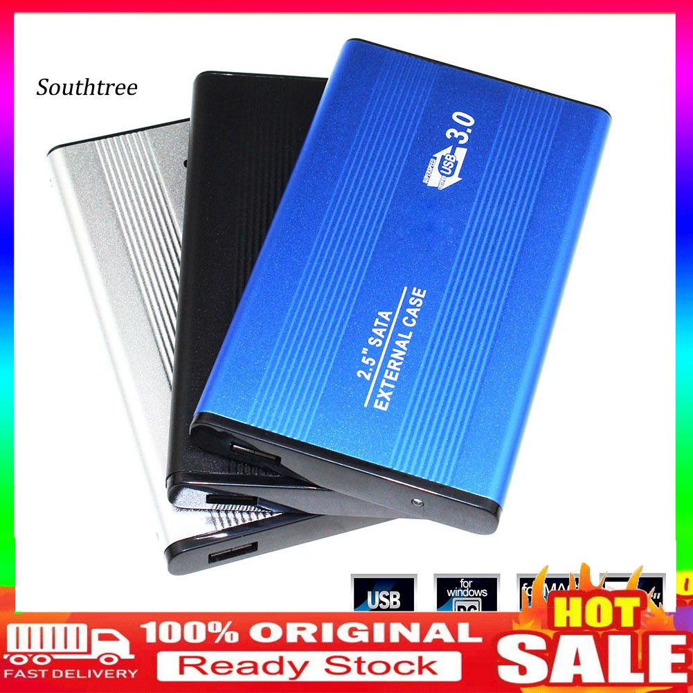 Hộp đựng ổ cứng Ssd 2.5inch Sata Usb 3.0/2.0 Hdd Ssd bằng kim loại