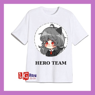 ÁO THUN HERO TEAM CHO BÉ GÁI ( ĐỦ SIZE ÁO, TỪ 10KG ĐẾN 90KG)