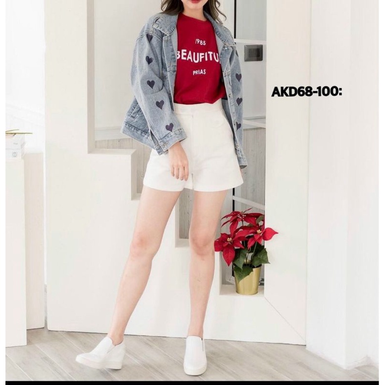 Áo khoác jeans in tim bigsize