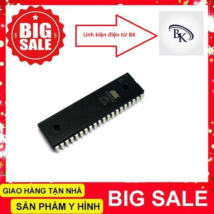 Chíp 8051 - AT89S52 24PU - DIP40 - linhkiendientubk