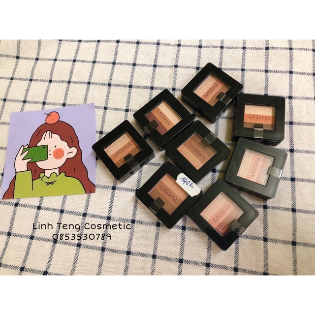 [Auth] Thanh lí bảng mắt missha 3 ô Triple Shadow