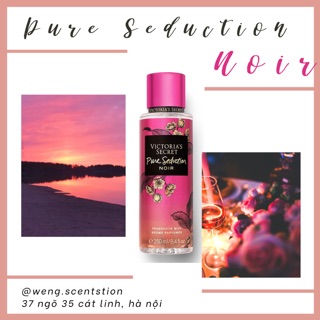 ( MÙI HOT) Xịt thơm Victoria’s Secret mùi Pure Seduction Noir