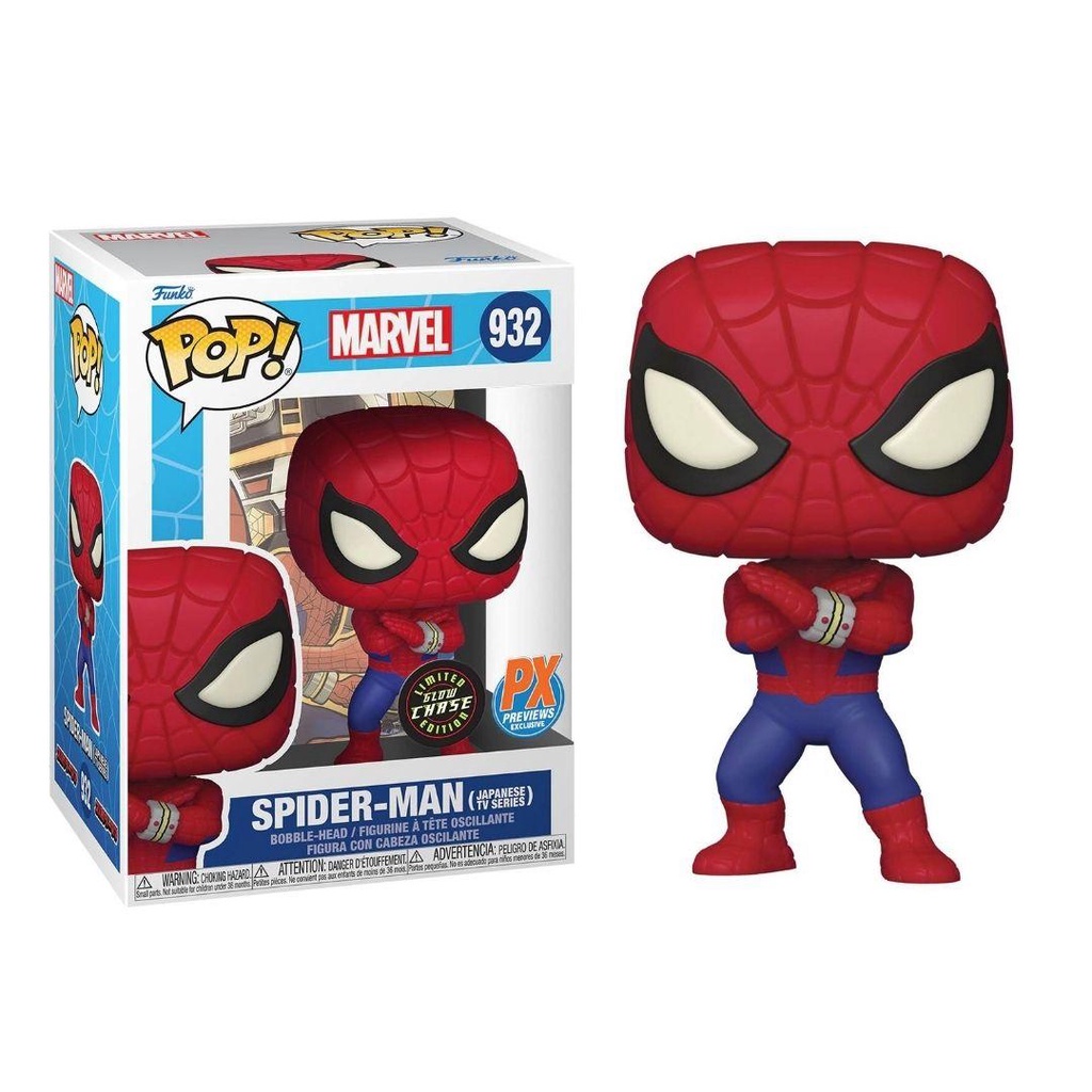 Mô hình Marvel Spider Man 10cm 932 Japanese TV Series Funko Pop Mô hình tĩnh Nhựa PVC CHÍNH HÃNG MỸ MVFKP21