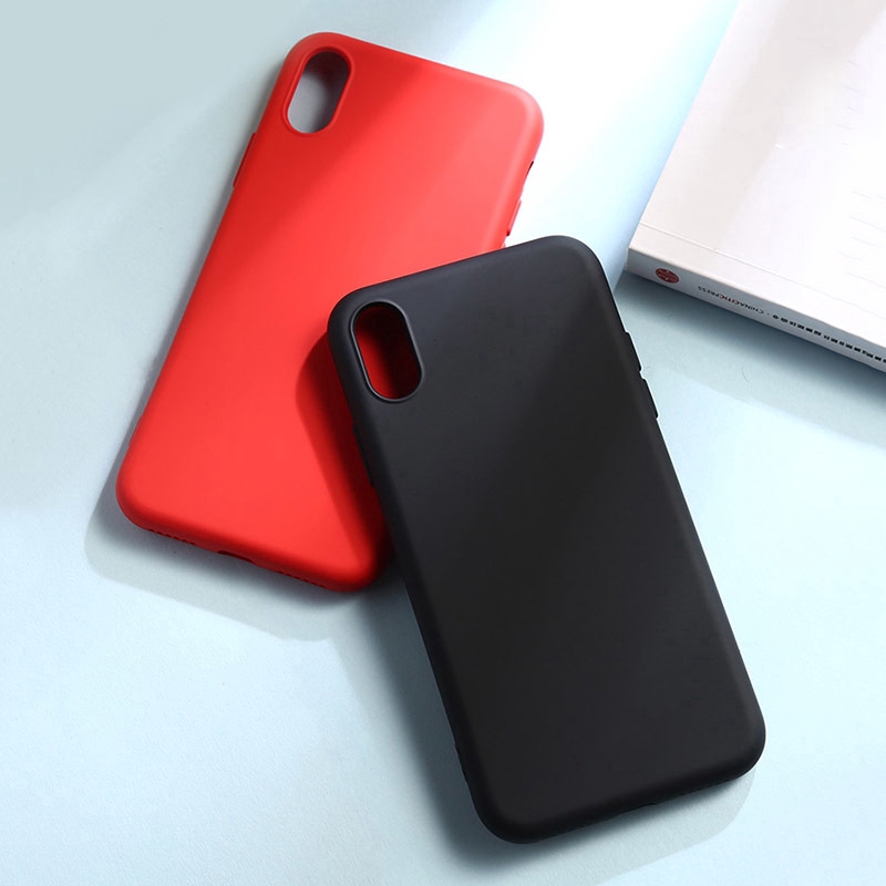 Ốp điện thoại dẻo silicon có thể làm sạch dành cho iPhone XR X 6 6s 7 8 Plus