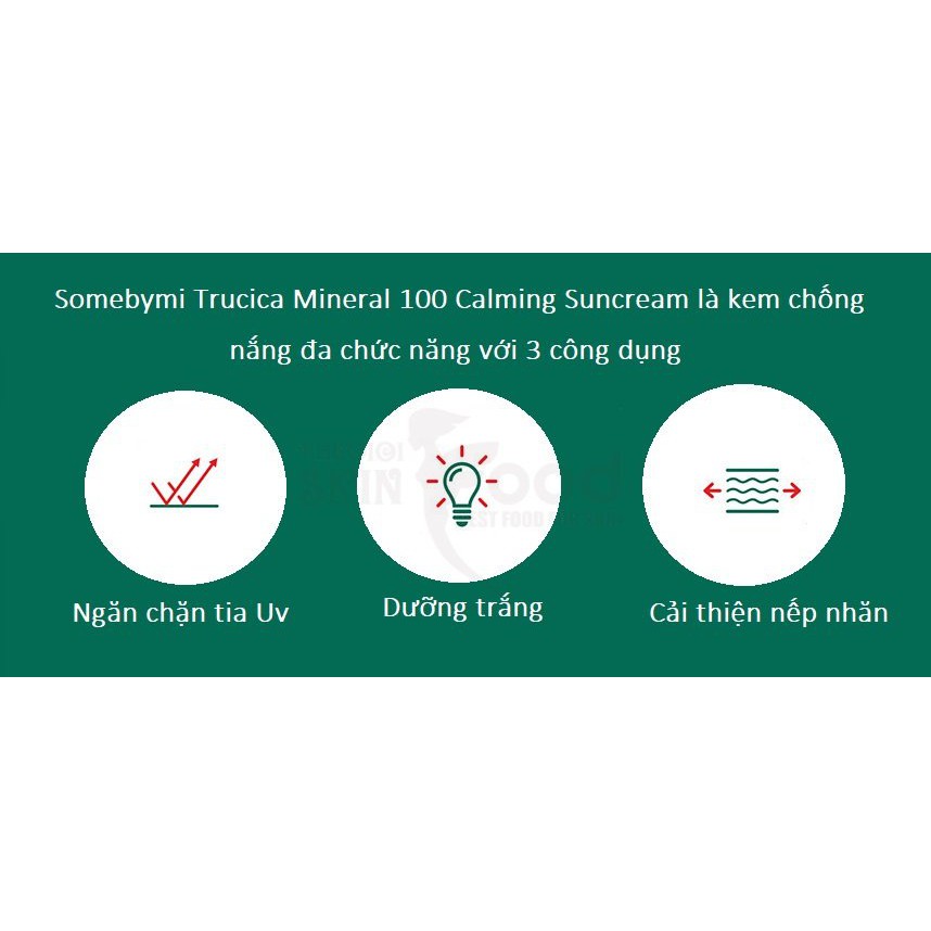 Kem Chống Nắng Some By Mi Trucica Mineral 100 Calming Suncream SPF50+/PA+++