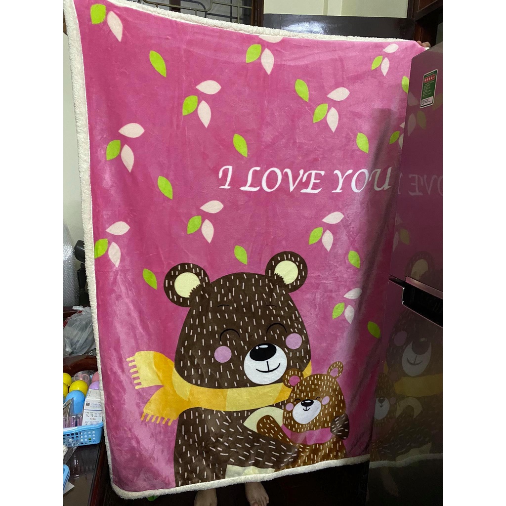 {𝑿𝒂̉ 𝒉𝒂̀𝒏𝒈} Chăn lông cừu cho bé, siêu mềm mịn, màu sắc dễ thương