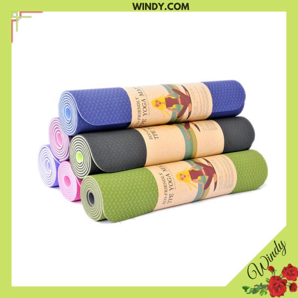 Thảm Tập YOGA, Tập GYM Loại 2 Lớp Chống Trượt Cao Cấp - Windy.com