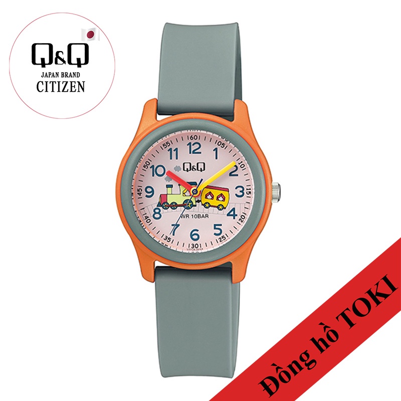 Đồng Hồ Trẻ Em Q&amp;Q Citizen VS59J008Y Dây Nhựa Chống Nước