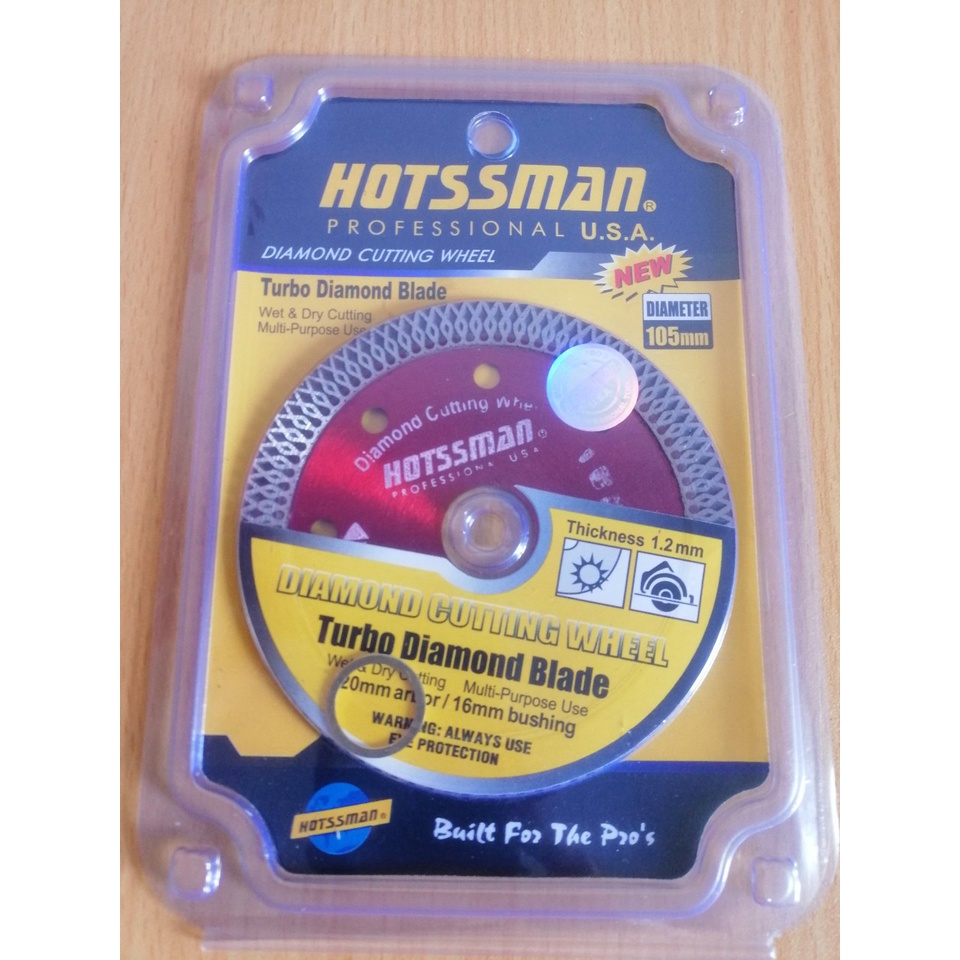 LƯỠI CẮT GẠCH HOTSSMAN 105MM ME HOA