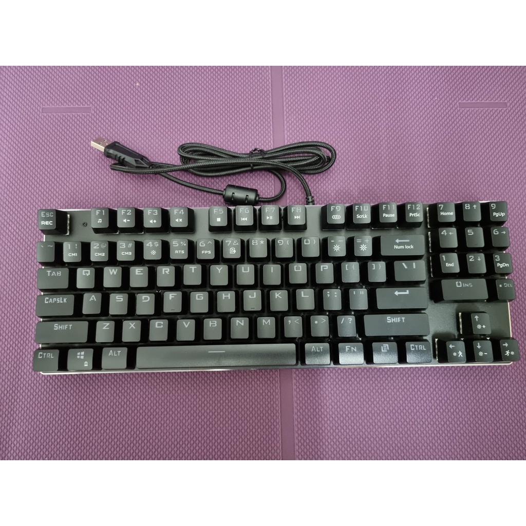 Bàn phím cơ 89 KEY, METOO Z56, RED SWITCH