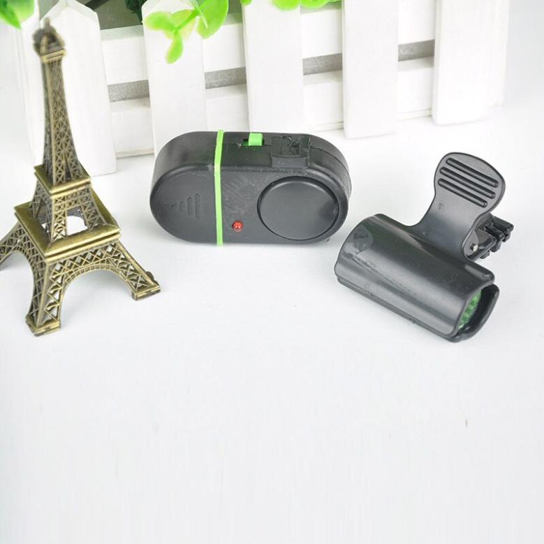 Chuông Báo Cá Điện Tử Gắn Đèn LED Báo Động Cá Cắn Câu PK15 chuông báo cá điẹn tử có còi