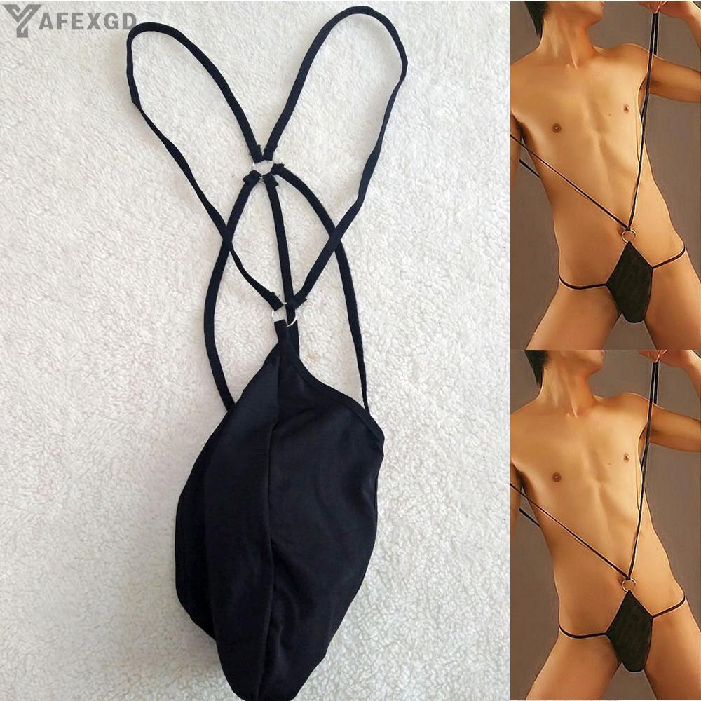 Mens Bodysuit Summer Suspender Swimwear Thong Breathable Casual Comfortable