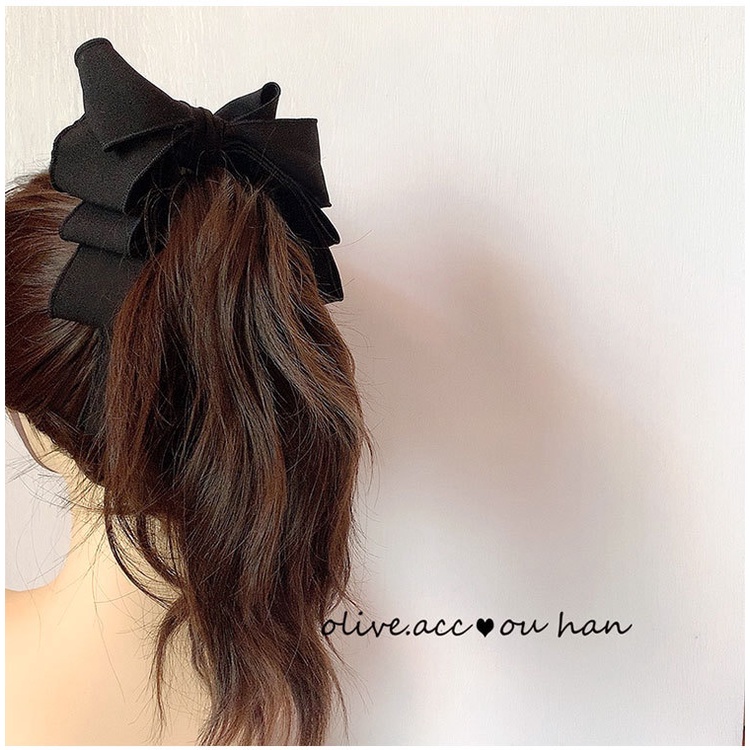 Kẹp Tóc Hình Nơ Cỡ Lớn Thời Trang Mùa Hè Xinh Xắn Cho Nữ