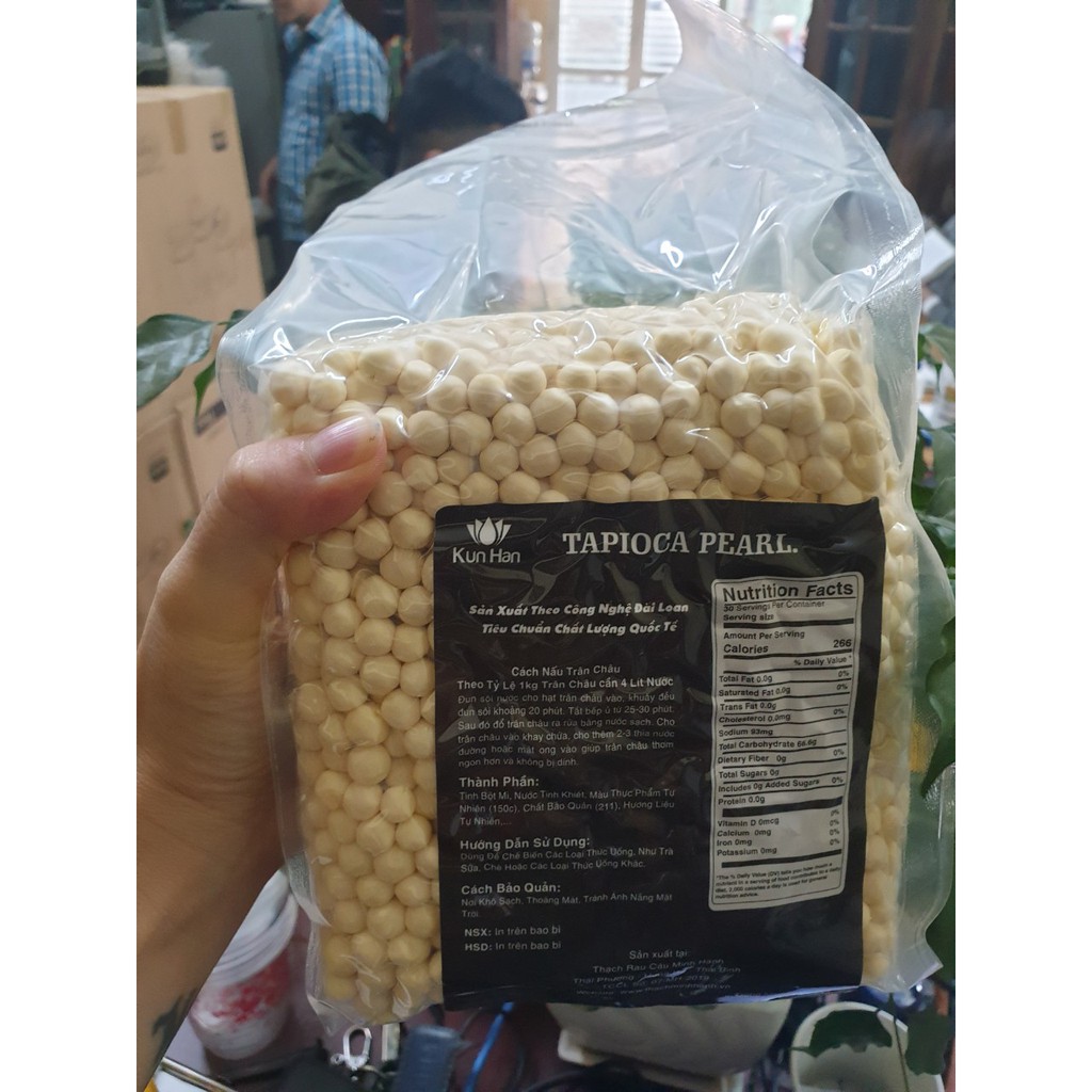 trân châu hoàng kim gói 1kg / 2kg - dẻo - dai - màu đẹp