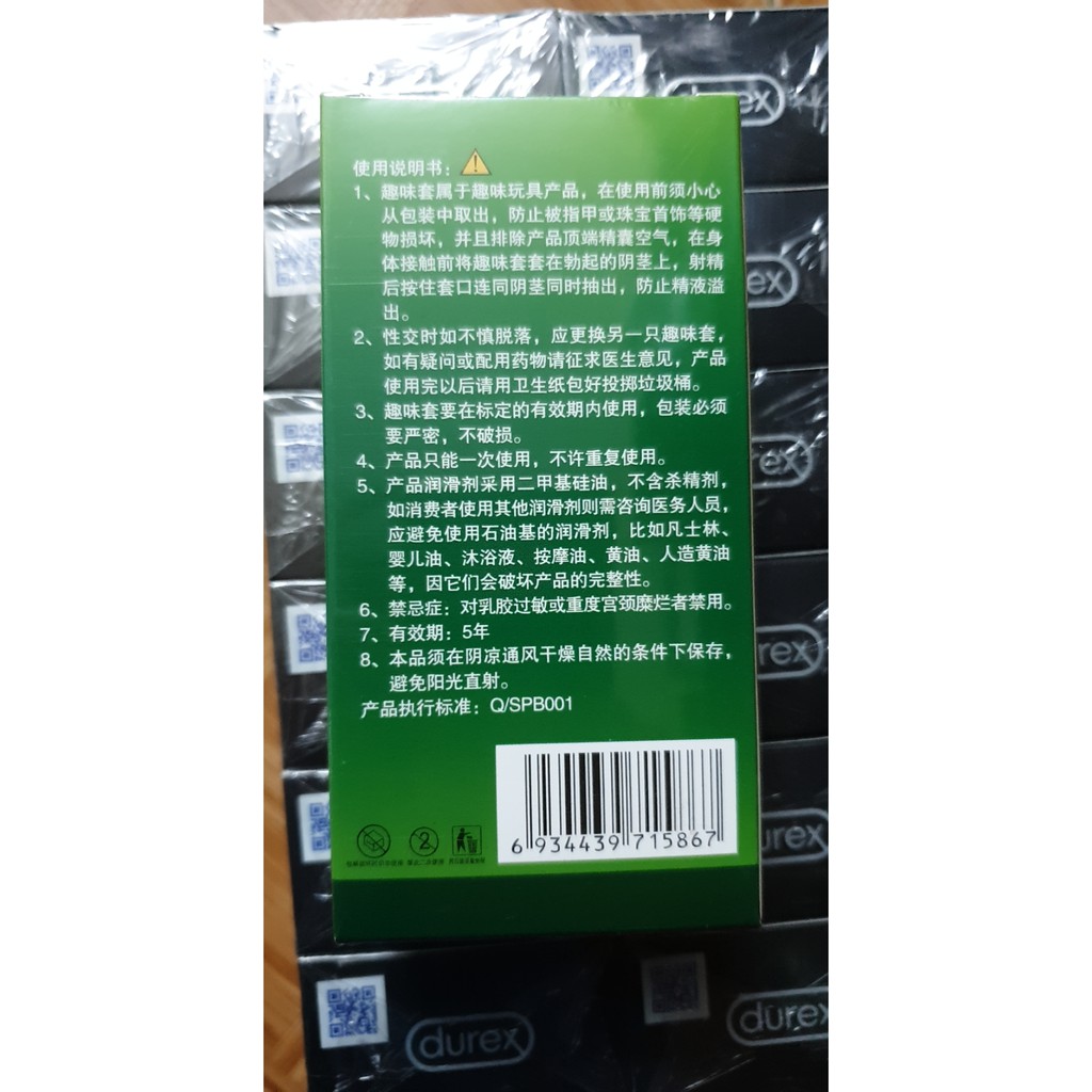 Bao Cao Su - Tăng Thời Gian Quan Hê -Hộp 6 cái &lt; che tên sản phẩm khi giao &gt;