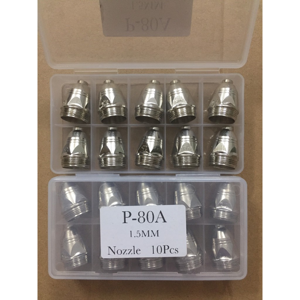 Bộ Chụp bép cắt plasma P80 và điện cực cắt plasma - 1.3, 1.5, 1.7