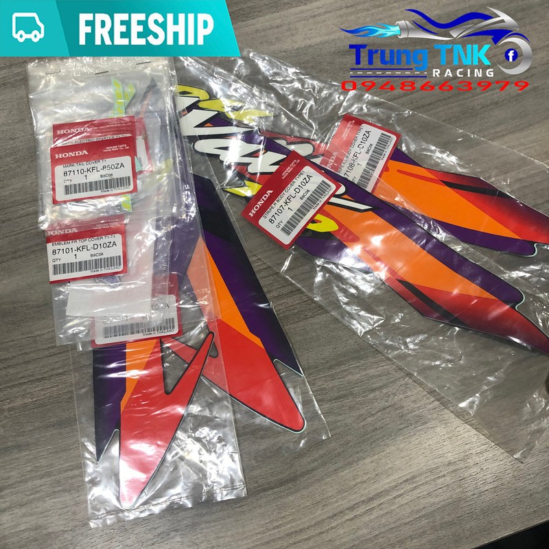 Tem wave thái 110 chính hãng.