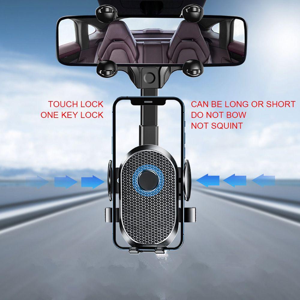 Gương Chiếu Hậu Đa Năng Màu Đen Dễ Lắp Đặt Dành Cho Xe Hơi