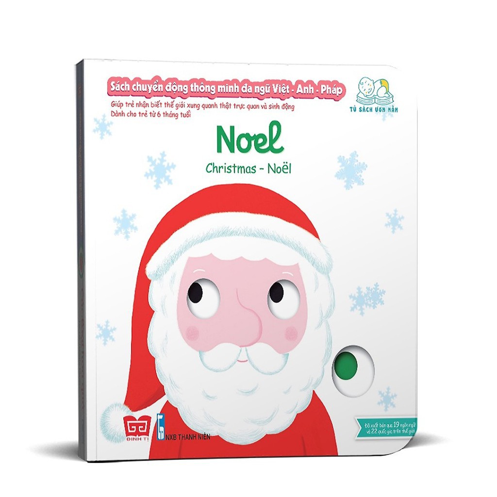 Sách - Chuyển Động Thông Minh Noel (tương tác Đa Ngữ Việt - Anh - Pháp) Gigabook