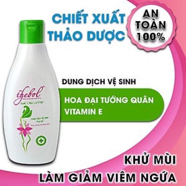 Dung dịch vệ sinh phụ nữ Thebol 200ml