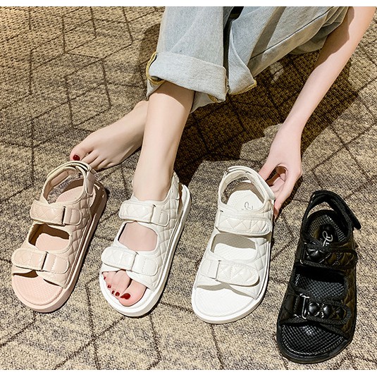 Sandal Thể Thao Dán Thần Kỳ Thời Trang Mùa Hè Mới Cho Nữ