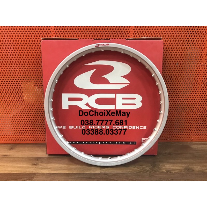 Niềng nhôm RCB Racingboy chính hãng 1.4 1.6 đen và bạc hàng siêu bền . DoChoiXeMay