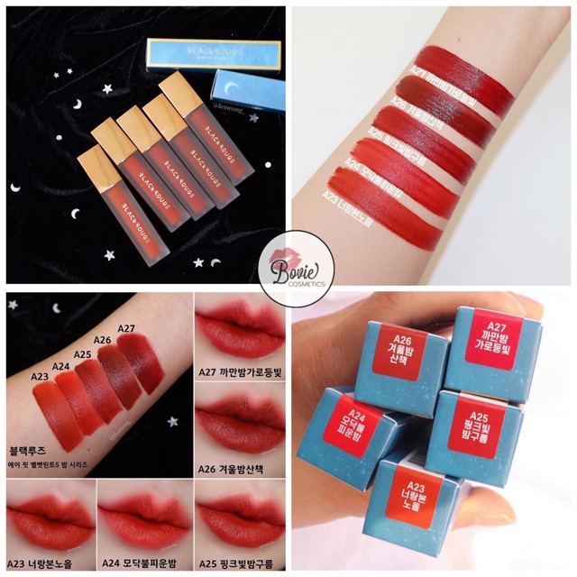 [A01-A45] Son kem Air Fit Velvet Lip Tint A06 A12 A26 (Ver 5/ Ver 6/ Ver7/ Ver 8)