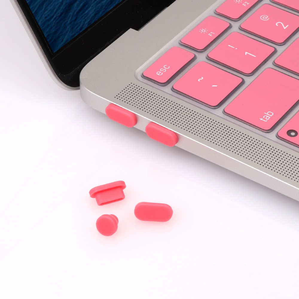 Nút Bịt Chống Bụi Nhiều Màu Sắc Cho MacBook Air Pro 13 15 16 inch 2020 2019 2018 M1 A2337 A2338 A2179 A2251 A2289 A2141 A2159 A1707 A1706