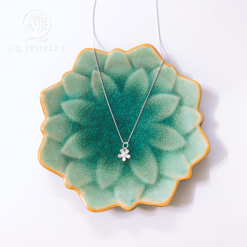 Dây chuyền bạc mặt hoa 5 cánh - NQ Jewelry