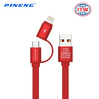 Cáp 2 đầu Micro USB và Lightning Pineng PN-304