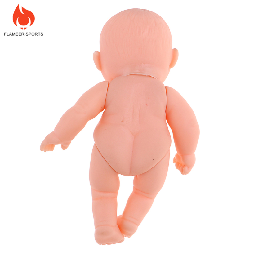 Flameer Sports Lifelike Newborn Boy Baby Doll Handmade Kids Birthday Gift Emulated Dolls