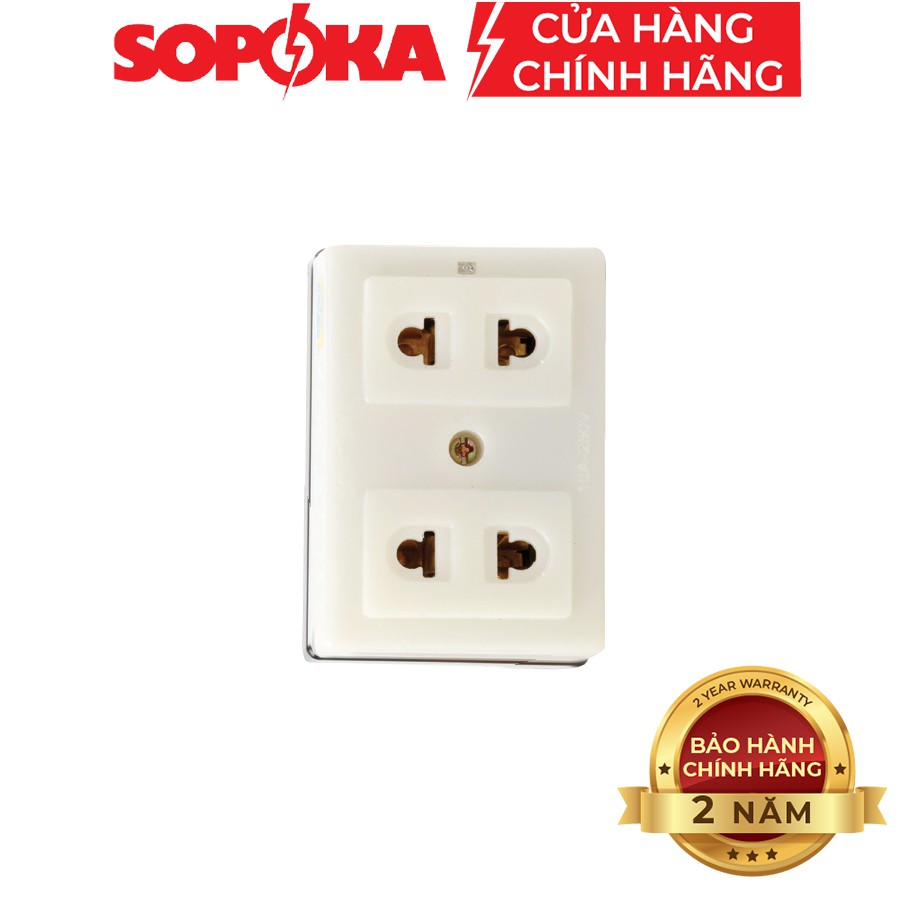 Ổ cắm điện SOPOKA T30-T32 2 cửa,3 cửa an toàn