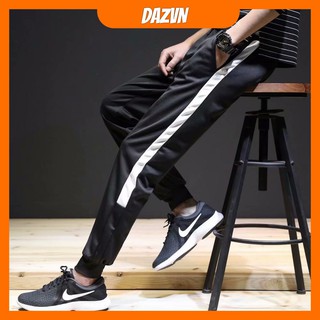 [ORDER FAST] Quần dài ống rộng kẻ sọc hai bên thời trang dành cho nam