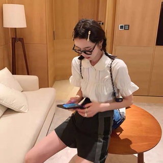 Áo sơ mi kiểu cổ sen xinh