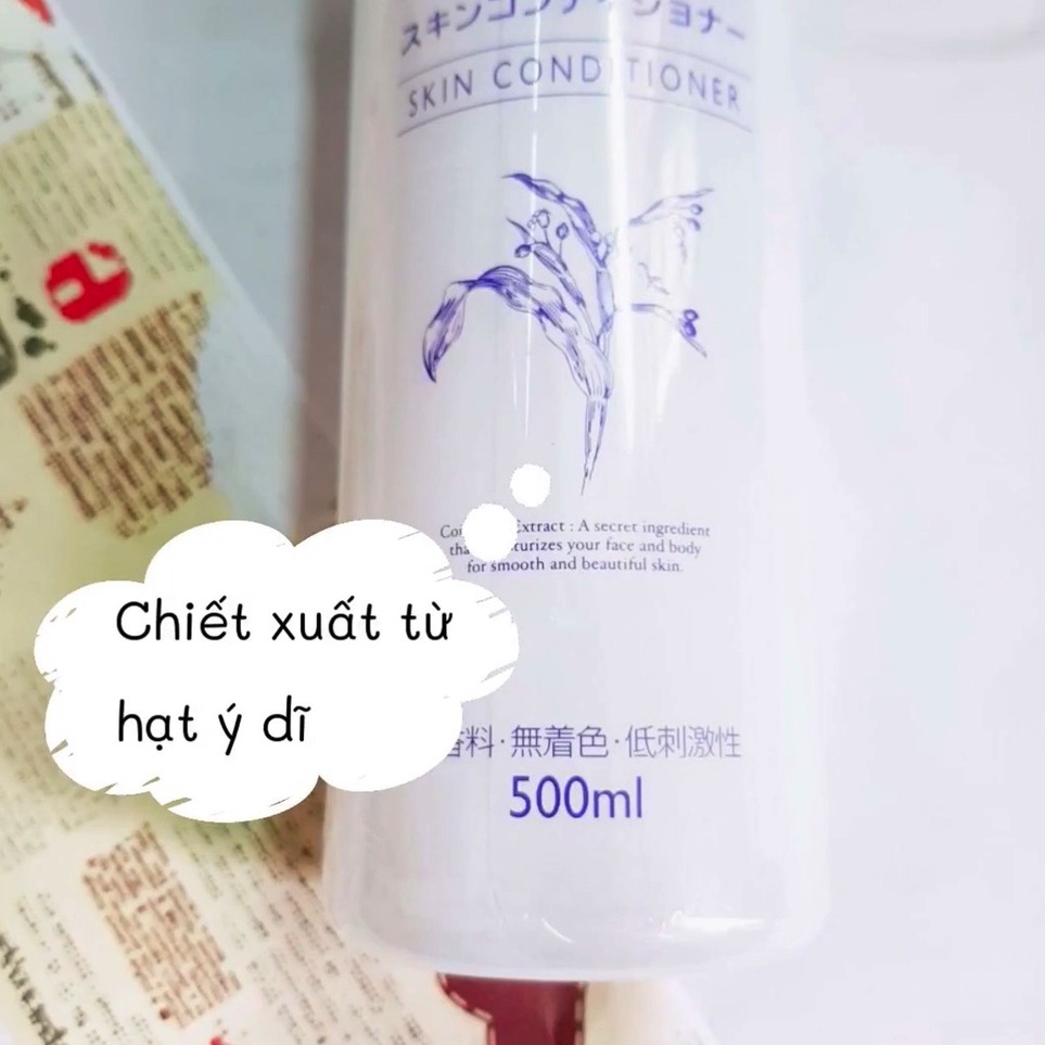 Toner Hạt Ý Dĩ Nước hoa hồng Naturie Skin Conditioner Lotion Nhật Bản