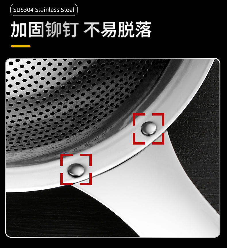 Muỗng Lọc Đa Năng Bằng Thép Không Gỉ 304