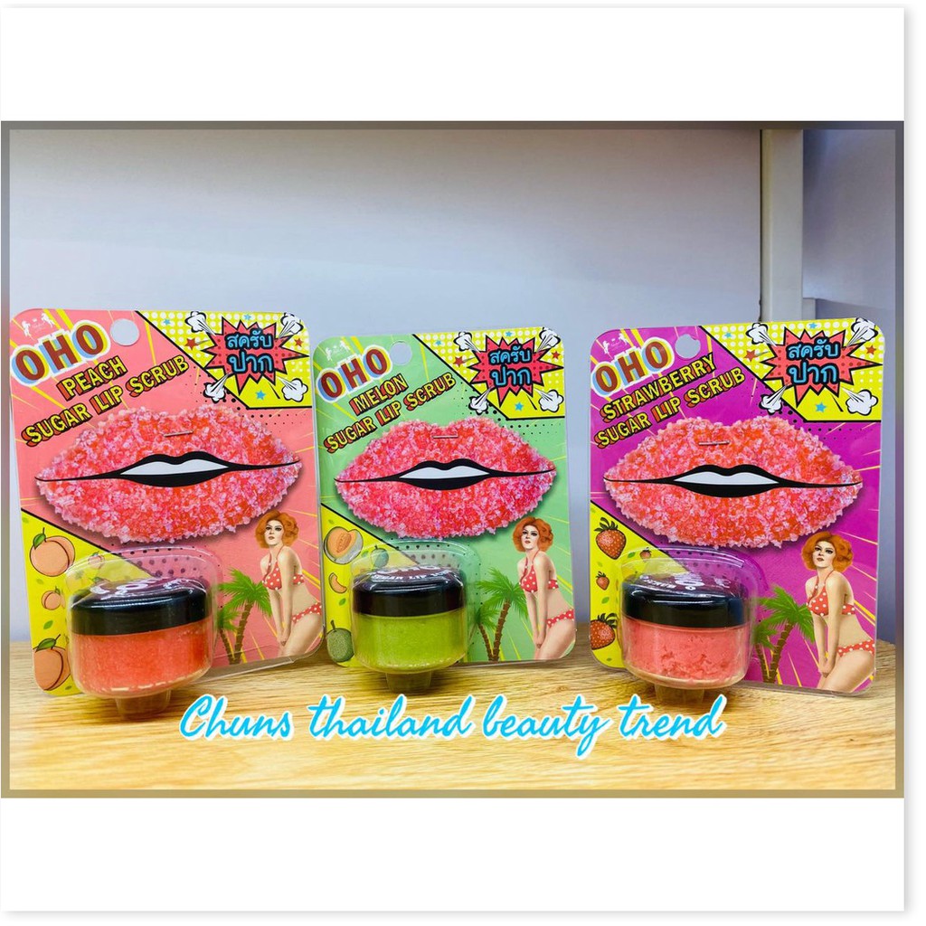 Mã khuyến mãi Tẩy Tế Bào Chết Cho Môi OHO SUGAR LIP SCRUB Thái Lan 25gram | BigBuy360 - bigbuy360.vn