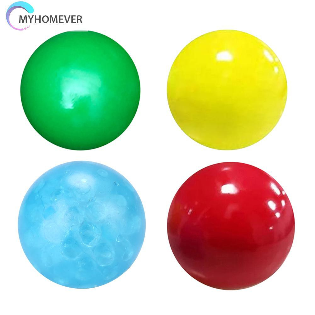 Pop It Fidget Đồ chơi Squeeze Đồ chơis Sticky Balls Kids Đồ chơis Anti Stress Ceiling Wall Suction Balls