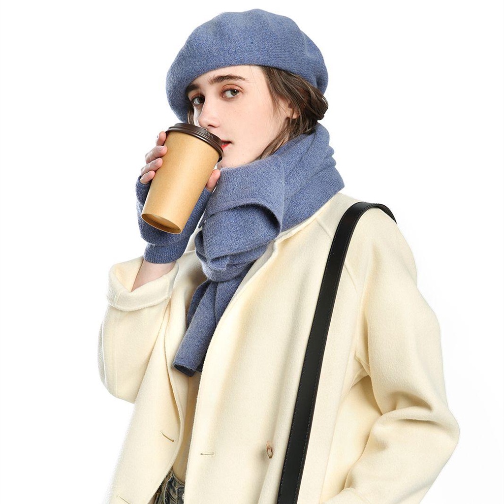 MELODG Set 3 Găng Tay Len Hở Ngón Thời Trang Cho Nữ