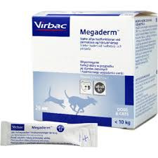 28 gói gel VIBAR MEGADERM - gel dưỡng lông cho chó mèo