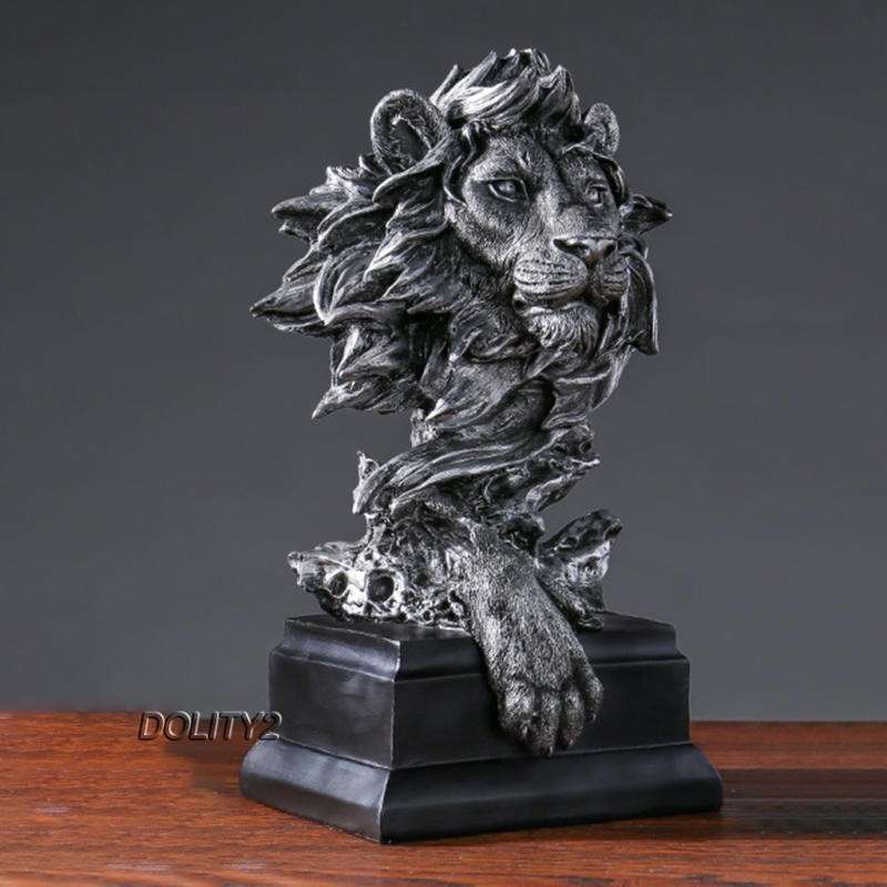 Tượng sư tử phong thủy dùng trang trí tủ sách