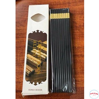 Combo 2 bộ đũa ăn chống trơn trượt bọc hợp kim sang trọng - br00333